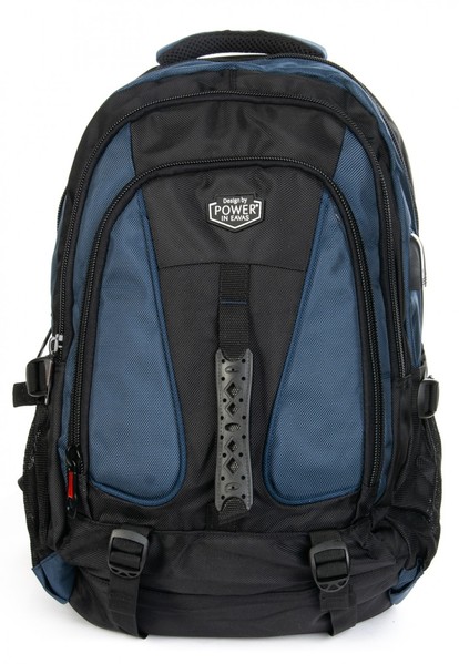 Рюкзак для ноутбука з USB Power In Eavas 8212 black-blue купити недорого в Ти Купи