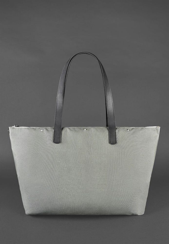 Плетеная сумка из натуральной кожи BlankNote Пазл Xl черная Krast - BN-BAG-34-G купить недорого в Ты Купи