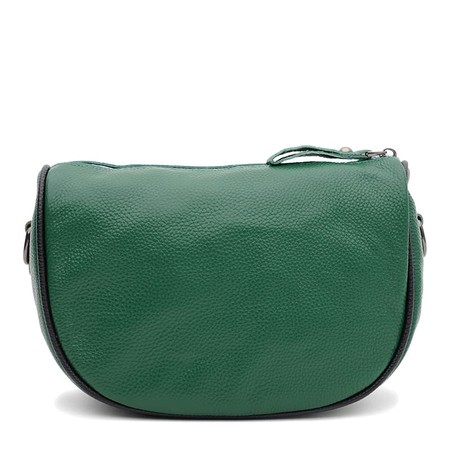 Жіноча шкіряна сумка Borsa Leather K18569gr-green купити недорого в Ти Купи
