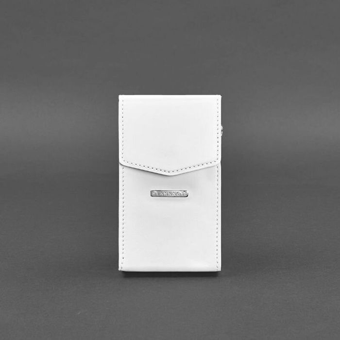 Жіноча шкіряна сумка поясна / кроссбоді BlankNote Mini Біла (BN-BAG-38-1-light) купити недорого в Ти Купи