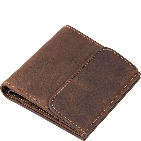 Чоловічий шкіряний гаманець Vintage 14478 Коричневий купити недорого в Ти Купи