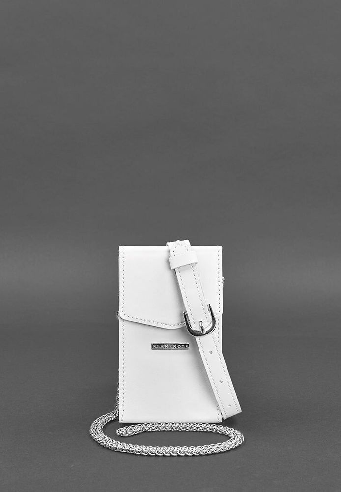 Набор женских кожаных сумок BlankNote Mini поясная/ кроссбоди белые - BN-BAG-38-LIGHT купить недорого в Ты Купи