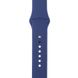 Силиконовый ремешок Epik для Apple watch 42mm / 44mm Темно-синий