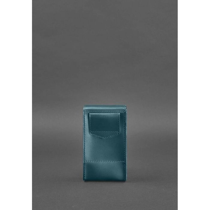 Жіноча шкіряна сумка поясна / кроссбоді BlankNote Mini Зелена (BN-BAG-38-1-malachite) купити недорого в Ти Купи