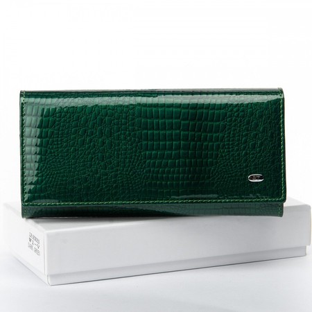 Жіночий гаманець зі шкіри LR SERGIO TORRETTI W1-V dark-green купити недорого в Ти Купи