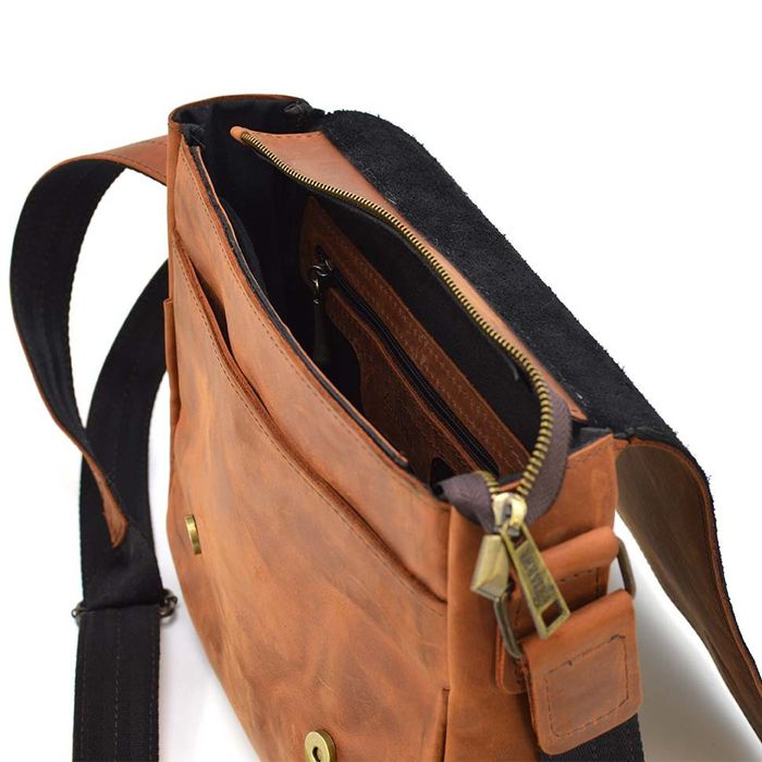 Мужская кожаная сумка через плечо TARWA RB-0002-3md купить недорого в Ты Купи