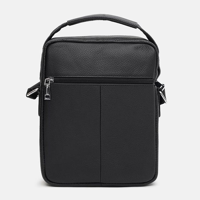 Чоловічі шкіряні сумки Borsa Leather k19747-black купити недорого в Ти Купи