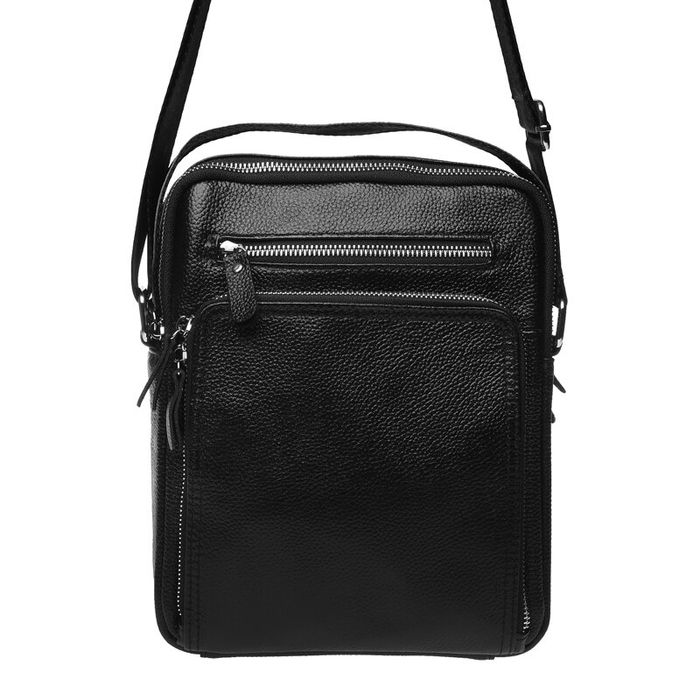 Мужская кожаная сумка Keizer K15608-black купить недорого в Ты Купи
