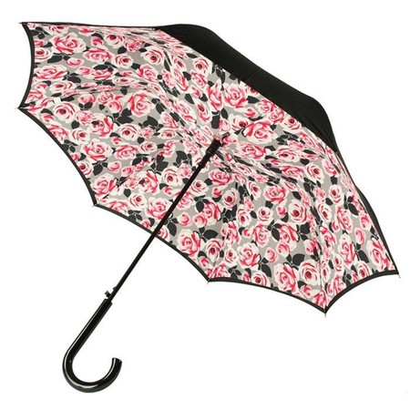 Жіноча парасолька-тростина напівавтомат Fulton Bloomsbury-2 L754 - Painted Roses (Мальовані троянди) купити недорого в Ти Купи