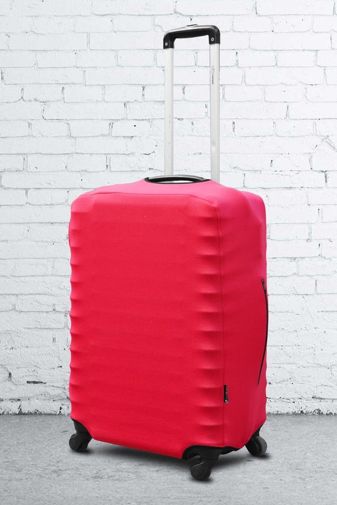Защитный чехол для чемодана красный Coverbag неопрен M купить недорого в Ты Купи