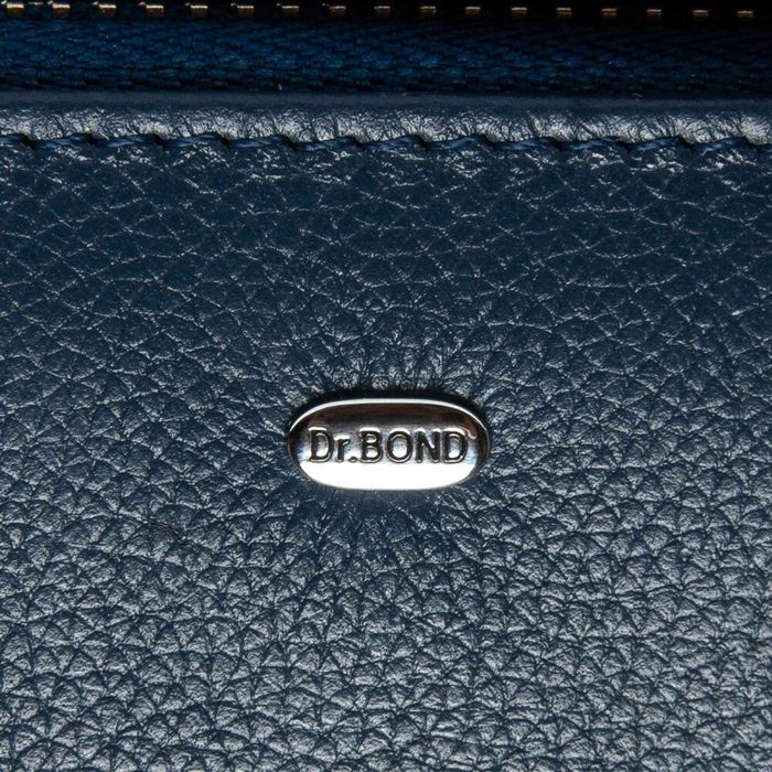 Жіночий гаманець зі шкіри Classic DR. BOND WS-8 blue купити недорого в Ти Купи