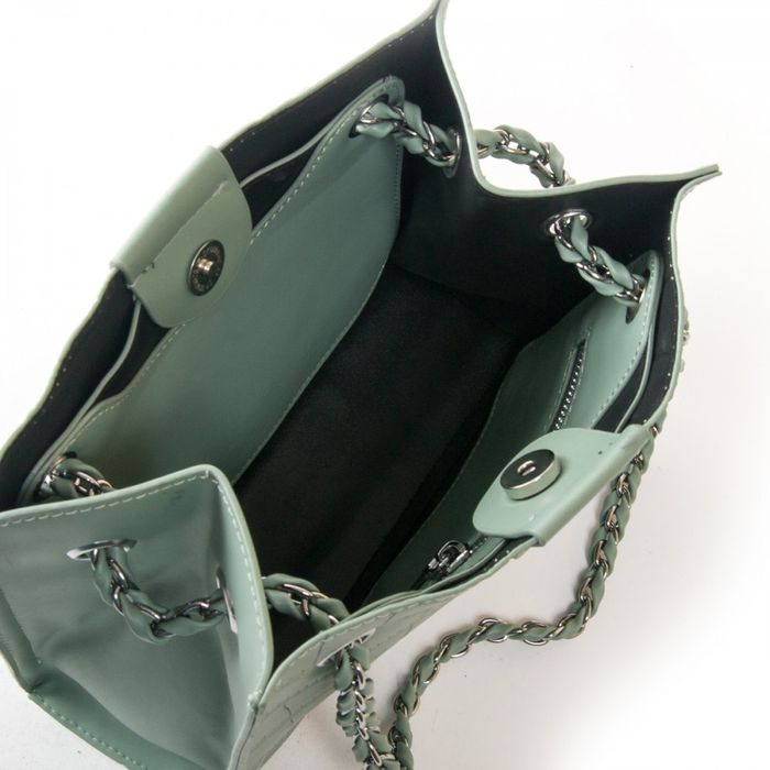 Жіноча сумочка з шкіряної моди 01-06 7153 Зелений купити недорого в Ти Купи