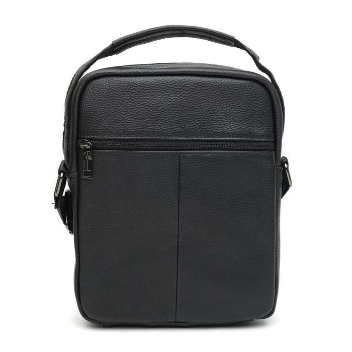 Мужская кожаная сумка Borsa Leather k1885-black купить недорого в Ты Купи