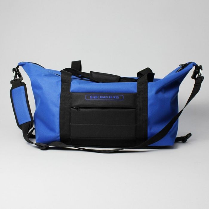Спортивна сумка синя з чорним MAD EASY SPIRIT купити недорого в Ти Купи