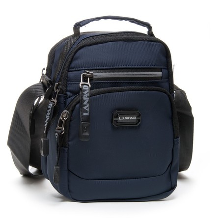 Мужская сумка через плечо Lanpad 85001 blue купить недорого в Ты Купи