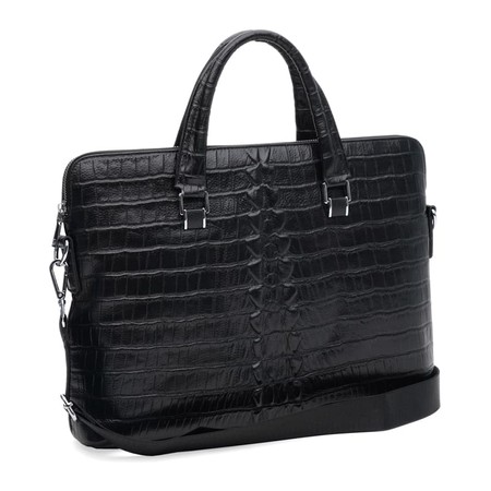 Чоловіча шкіряна сумка Keizer k17241bl-black купити недорого в Ти Купи