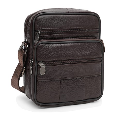 Чоловічі шкіряні сумки Keizer K18360br-brown купити недорого в Ти Купи