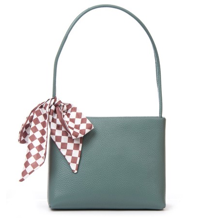 Женская кожаная сумка классическая ALEX RAI 99116 L-green купить недорого в Ты Купи