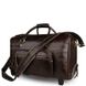 Дорожня шкіряна сумка на колесах Vintage 14253 Темно-коричневий