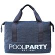 Женская коттоновая сумка Poolparty синий джинс