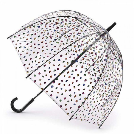 Женский механический зонт-трость Fulton Birdcage-2 L042 Candy Leopard (Конфетный леопард) купить недорого в Ты Купи