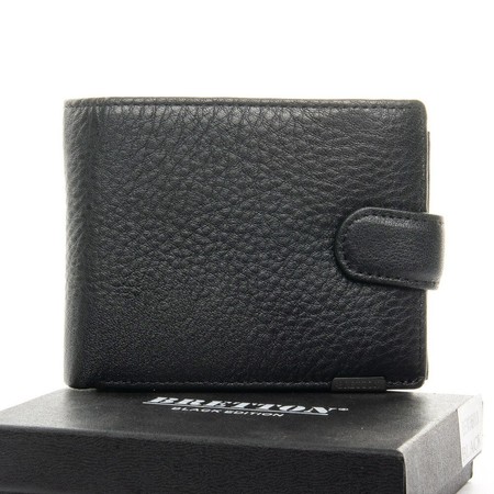 Шкіряний чоловічий гаманець Classic DR. BOND MS-27 black купити недорого в Ти Купи
