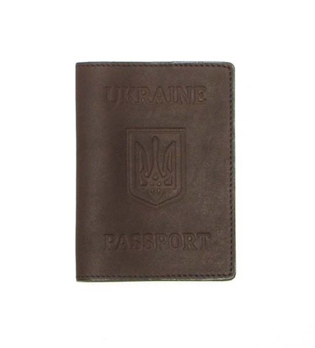Обкладинка для паспорта DNK Leather Коричневий (DNK Passport-K col.F) купити недорого в Ти Купи
