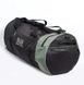 Спортивная сумка-тубус черный с зеленым MAD XXL 50L