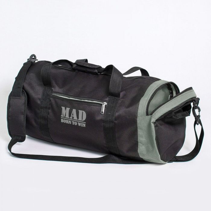 Спортивна сумка зелена з чорним MAD 40L s4l8090 купити недорого в Ти Купи