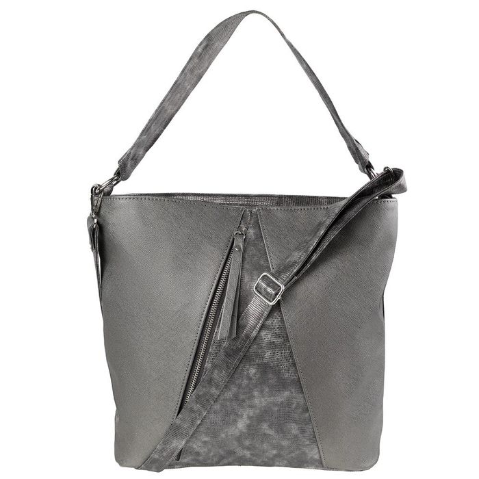 Женская сумочка из кожзама LASKARA LK-10252-silver-snake купить недорого в Ты Купи
