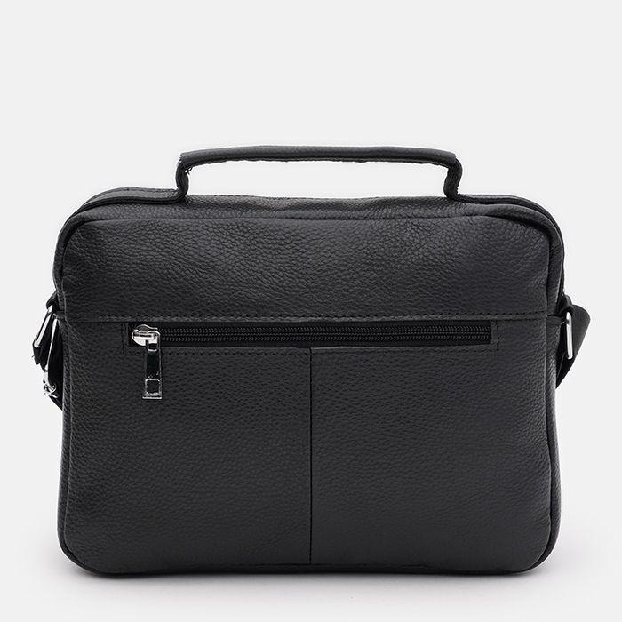 Чоловічі шкіряні сумки Borsa Leather K1090bl-black купити недорого в Ти Купи