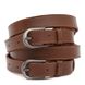 Женский кожаный ремень Borsa Leather 100gen1new2light-brown