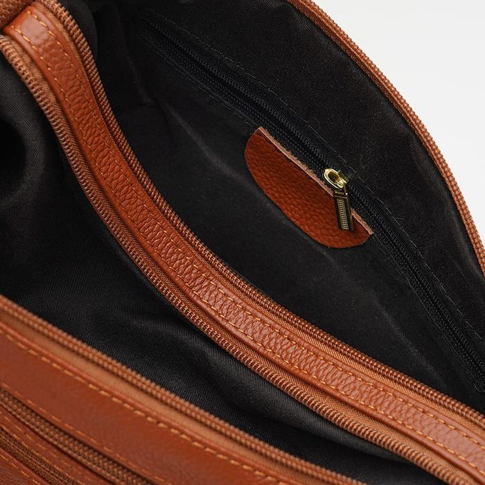 Жіноча шкіряна сумка Keizer K16008l-Brown купити недорого в Ти Купи