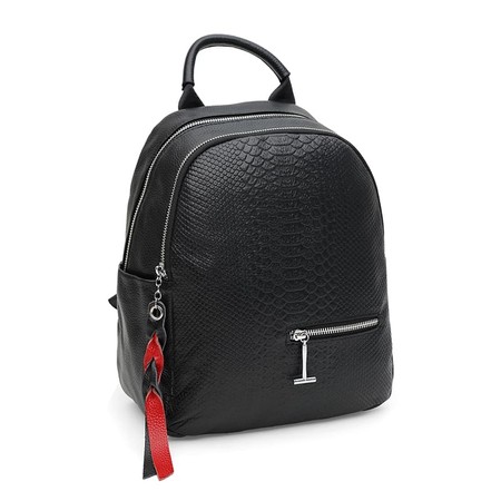 Жіночий шкіряний рюкзак Keizer K18663BL-чорний купити недорого в Ти Купи