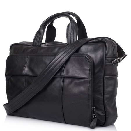 Шкіряна сумка-рюкзак TARWA ga-7334-3md Чорний купити недорого в Ти Купи