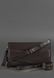 Женская кожаная сумка Элис темно-коричневая Краст BN-BAG-7-CHOKO