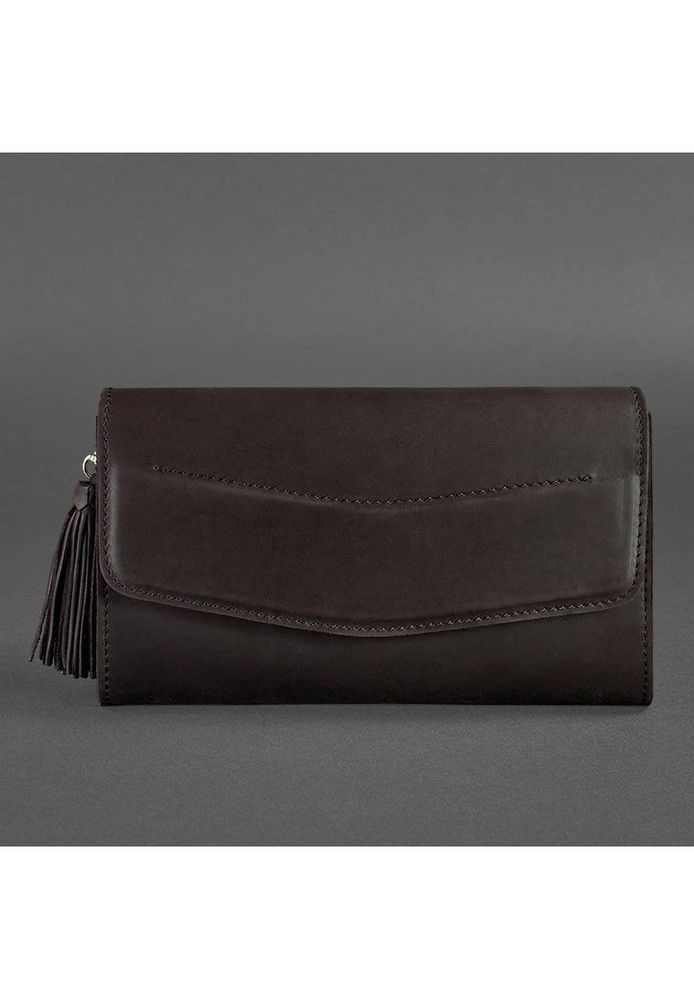 Женская кожаная сумка Элис темно-коричневая Краст BN-BAG-7-CHOKO купить недорого в Ты Купи