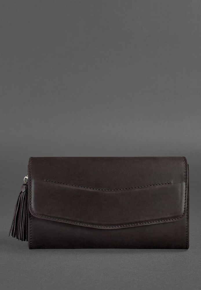 Женская кожаная сумка Элис темно-коричневая Краст BN-BAG-7-CHOKO купить недорого в Ты Купи
