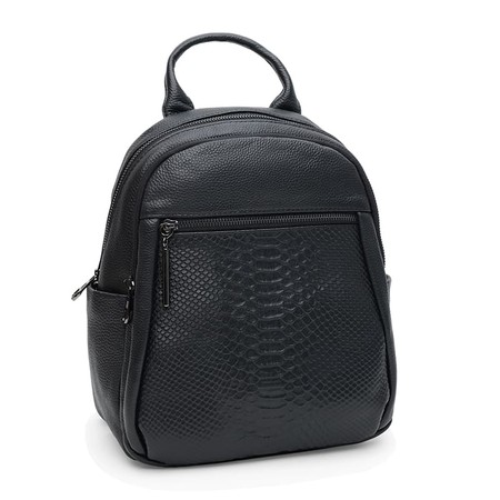 Жіночий шкіряний рюкзак Keizer K18127BL-чорний купити недорого в Ти Купи