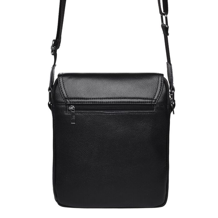 Чоловічі шкіряні сумки через плече Keizer K13508-black купити недорого в Ти Купи