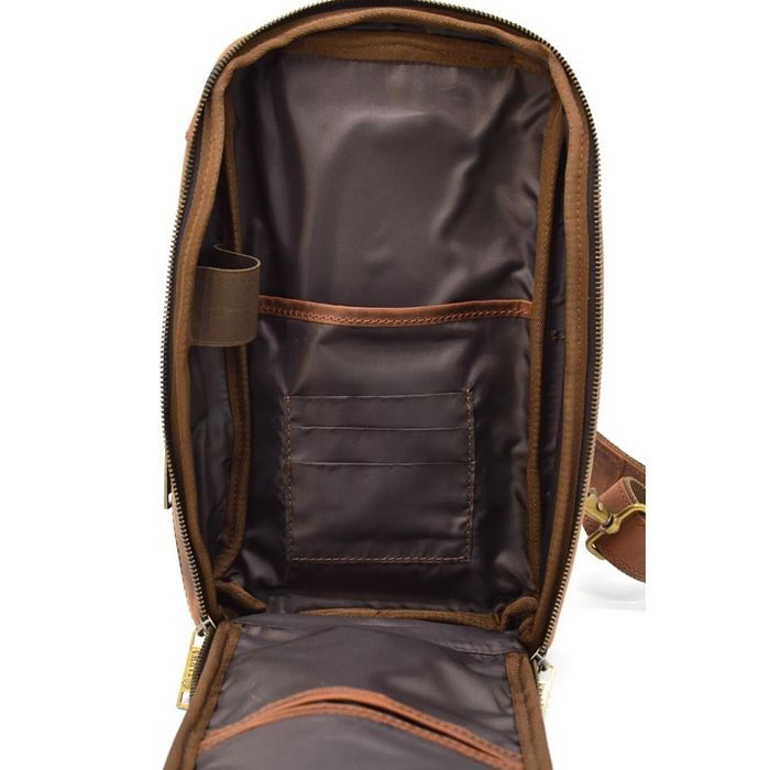 Мужская кожаная сумка-слинг TARWA RY-0910-4lx купить недорого в Ты Купи
