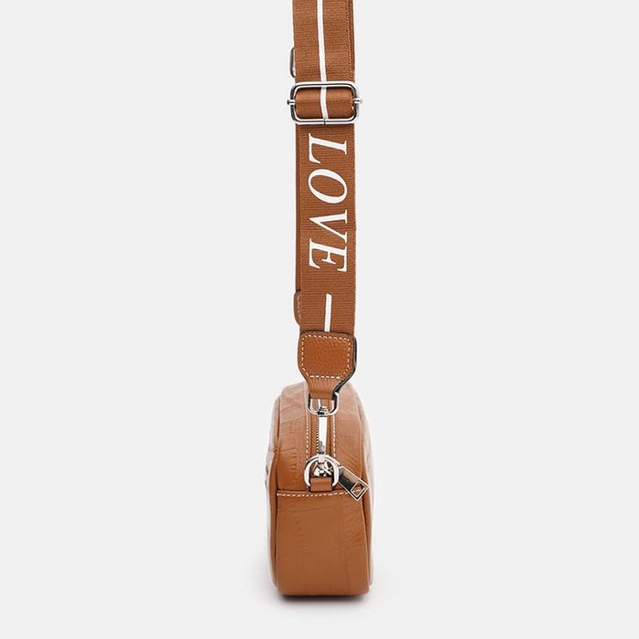 Женская кожаная сумка Keizer K1fb-59br-brown купить недорого в Ты Купи