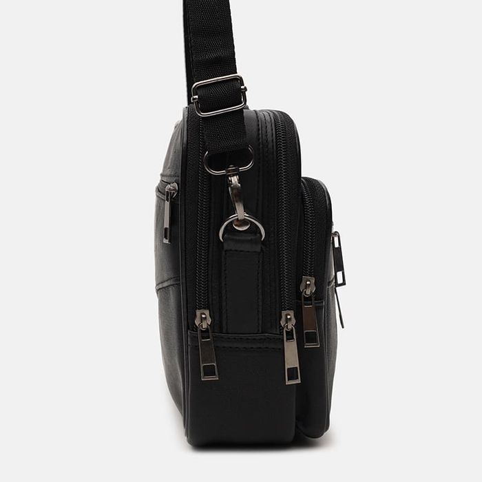 Чоловіча шкіряна сумка Ricco Grande T13Y.BÜYÜK-black купити недорого в Ти Купи