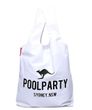 Молодіжна сумка-пакет Poolparty (маєчка) біла купити недорого в Ти Купи