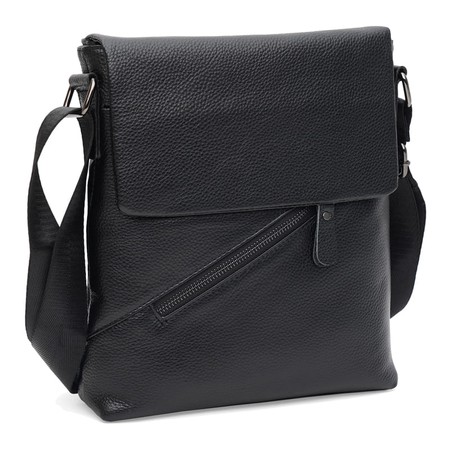 Чоловіча шкіряна сумка Keizer K17862bl-black купити недорого в Ти Купи