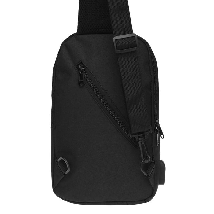 Чоловіча сумка-слінг Monsen vn0212-black купити недорого в Ти Купи