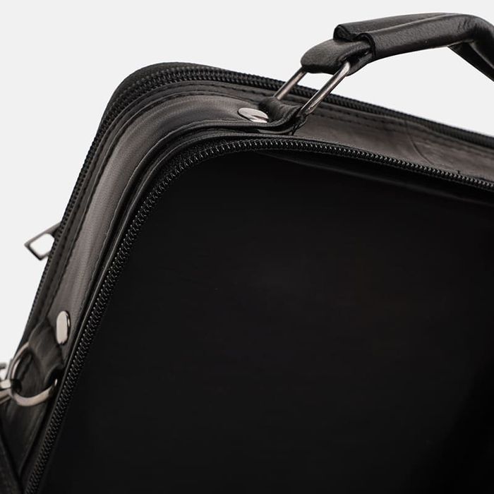 Чоловіча шкіряна сумка Ricco Grande T13B.ZİK-black купити недорого в Ти Купи