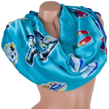 Атласний жіночий шарф ETERNO 180 на 70 см ES1908-14-5 купити недорого в Ти Купи