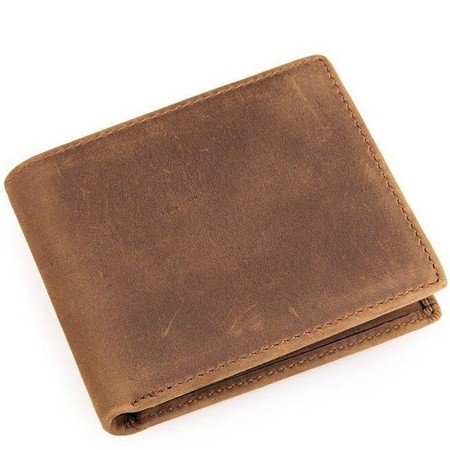 Чоловічий шкіряний гаманець Vintage 14439 Коричневий купити недорого в Ти Купи