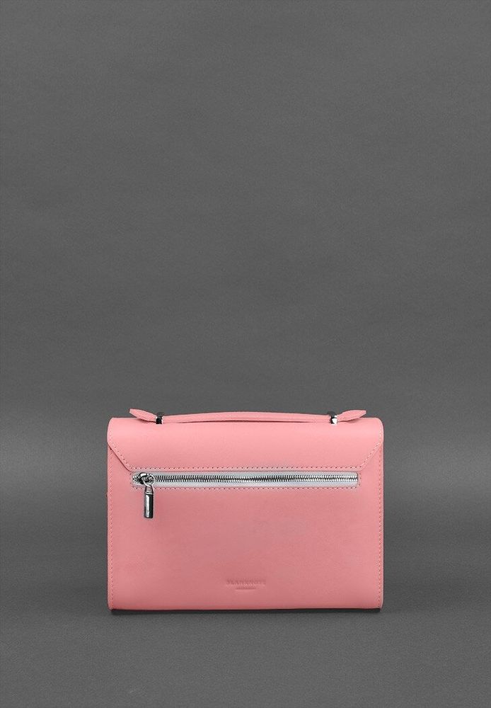 Жіноча шкіряна сумка-кроссбоді Lola BlankNote рожева - BN-BAG-35-PINK купити недорого в Ти Купи